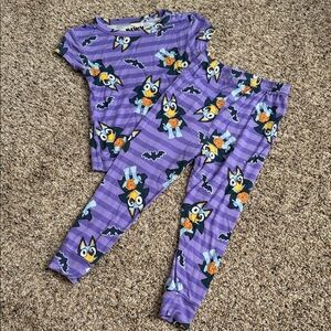 TODDLER BLUEY HALLOWEEN TWO PIECE PAJAMA SET